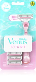 Gillette Venus Start Damen Rasierer + Ersatzbürstenköpfe