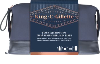 King C. Gillette Beard & Face Wash Set Lahjasetti Miehille