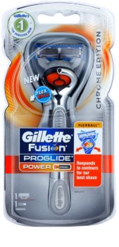Gillette Fusion Proglide Flexball Chrome Edition máquina de barbear