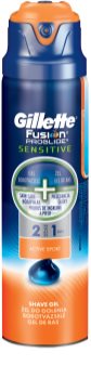 Gillette Fusion Proglide Sensitive gel na holení 2 v 1