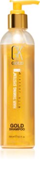 GK Hair Gold Shampoo shampoing hydratant protecteur à l'aloe vera et beurre de karité