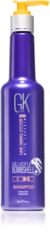GK Hair Silver Bombshell șampon pentru păr blond neutralizarea subtonurilor de alamă