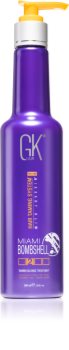 GK Hair Miami Bombshell maschera lisciante idratante per capelli decolorati o con mèches