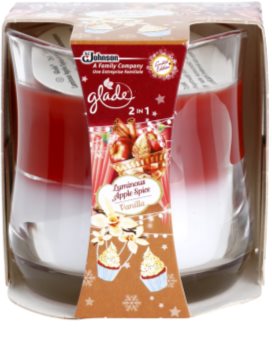 Glade Luminous Apple Spice and Vanilla 2 in1 świeczka zapachowa 135 g