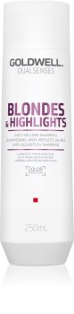 Goldwell Dualsenses Blondes & Highlights Shampoo til blond hår til at neutralisere gule toner