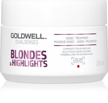 Goldwell Dualsenses Blondes & Highlights Gendannende maske til at neutralisere gule toner