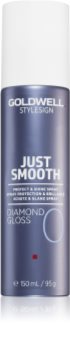 Goldwell StyleSign Just Smooth Diamond Gloss védő spray a fénylő és selymes hajért
