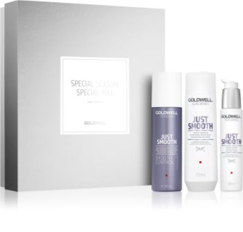 Goldwell Dualsenses Just Smooth kozmetični set I. (za glajenje in prehrano suhih in neobvladljivih las) za ženske