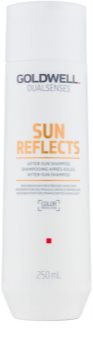 Goldwell Dualsenses Sun Reflects Reinigend en Voedend Shampoo  voor Belast Haar door de Zon