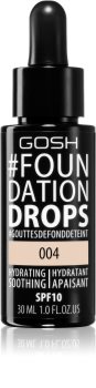 Gosh Foundation Drops leichtes Make up in Tropfenform LSF 10