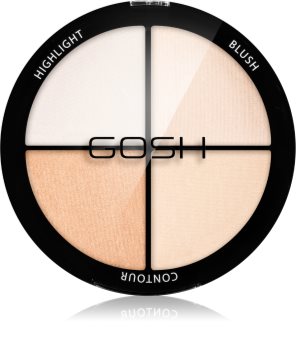 Gosh Strobe'n Glow палитра за контуриране и озаряване