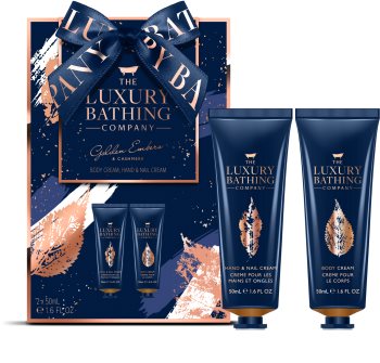 Grace Cole Luxury Bathing Golden Embers & Cashmere Lahjasetti (Käsille Ja Vartalolle)