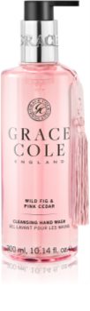 Grace Cole Wild Fig & Pink Cedar fijne vloeibare zeep voor de handen