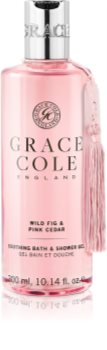 Grace Cole Wild Fig & Pink Cedar Rauhoittava Kylpy- ja Suihkugeeli