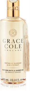 Grace Cole Nectarine Blossom & Grapefruit zklidňující koupelový a sprchový gel