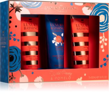Grace Cole Luxury Bathing Wild Poppy & Pomelo Gavesæt (til hænder)