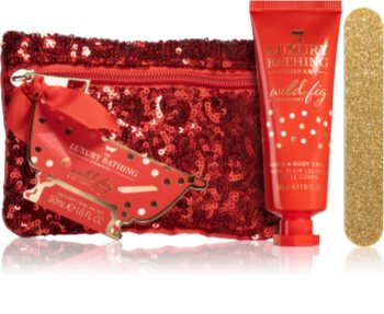Grace Cole Luxury Bathing Wild Fig & Cranberry dárková sada (na ruce a nehty)
