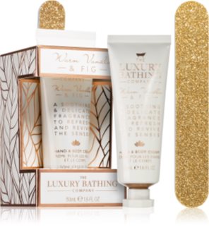Grace Cole Luxury Bathing Warm Vanilla & Fig подаръчен комплект (за ръце и нокти)