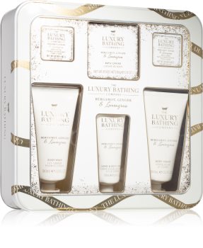 Grace Cole Luxury Bathing Bergamot Ginger & Lemongrass darčeková sada (na telo)