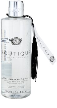 Grace Cole Boutique White Nectarine & Pear zklidňující koupelový a sprchový gel