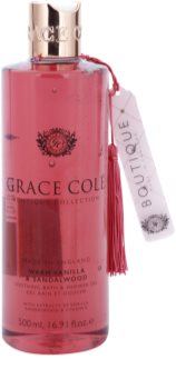 Grace Cole Boutique Warm Vanilla & Sandalwood gel de baño y ducha calmante