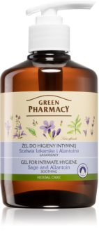Green Pharmacy Body Care Sage & Allantoin Nomierinoša želeja intīmai higiēnai