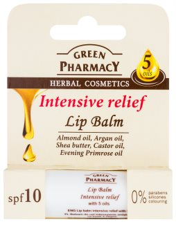 Green Pharmacy Lip Care intenzivni hidratantni balzam za usne SPF 10