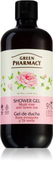 Green Pharmacy Body Care Rose & Green Tea jemný sprchový gel