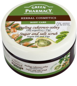 Green Pharmacy Body Care Argan Oil & Figs cukrovo-solný peeling
