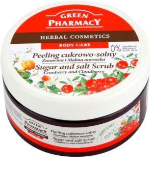 Green Pharmacy Body Care Cranberry & Cloudberry cukrovo-soľný peeling