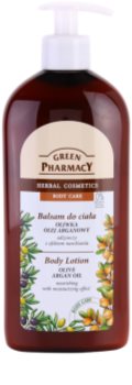 Green Pharmacy Body Care Olive & Argan Oil výživné tělové mléko s hydratačním účinkem