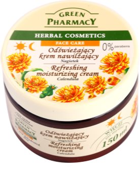 Green Pharmacy Face Care Calendula osvěžující hydratační krém pro dehydratovanou suchou pleť