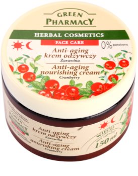Green Pharmacy Face Care Cranberry crema nutritiva antienvejecimiento