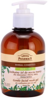 Green Pharmacy Face Care Green Tea nježni gel za čišćenje za mješovitu i masnu kožu