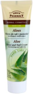 Green Pharmacy Hand Care Aloe hydratační a zvláčňující krém na ruce a nehty