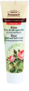 Green Pharmacy Hand Care Rose výživný a hydratační krém na ruce a nehty