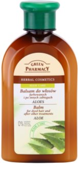 Green Pharmacy Hair Care Aloe bálsamo para cabelos pintados e quimicamente tratados