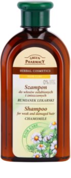 Green Pharmacy Hair Care Chamomile šampon pro oslabené a poškozené vlasy