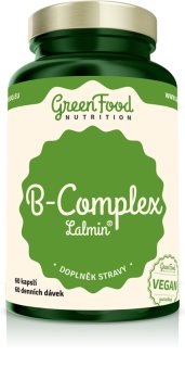 GreenFood Nutrition B-Komplex Lalmin® doplněk stravy pro podporu duševního a fyzického zdraví
