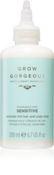 Grow Gorgeous Sensitive maschera notte per capelli e cuoio capelluto