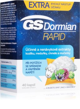 GS Dormian Rapid potíže se spánkem a usínáním
