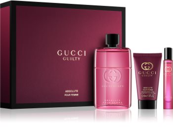 gucci guilty perfume gift set for her