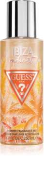 Guess Ibiza Radiant parfémovaný telový sprej s trblietkami pre ženy