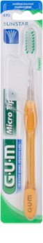 G.U.M Micro Tip Compact 473 četkica za zube s kratkom glavom medium