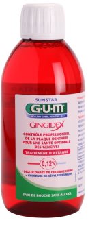 G.U.M Gingidex 0,12% Mundwasser gegen Plaque für gesundes Zahnfleisch ohne Alkohol