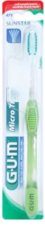 G.U.M Micro Tip Compact escova de dentes soft
