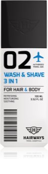 Hairways Travel Essentials Shampoo, Conditioner und Duschgel 3 in 1