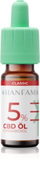 Hanfama CBD Classic 5% CBD σταγόνες υποστήριξη και ανανέωση ερεθισμένων ούλων