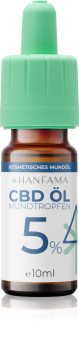 Hanfama CBD Mundtropfen 5% CBD druppels Ondersteunende Hersteller voor Geirriteerd Tandvlees