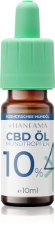 Hanfama CBD Mundtropfen 10% CBD Tropfen unterstützt die Regeneration von gereiztem Zahnfleisch